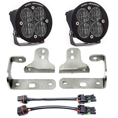 BAJA DESIGNS JEEP JL, SPORT/SPORT-S, SQUADRON-R SAE, FOG POCKET KIT 447622